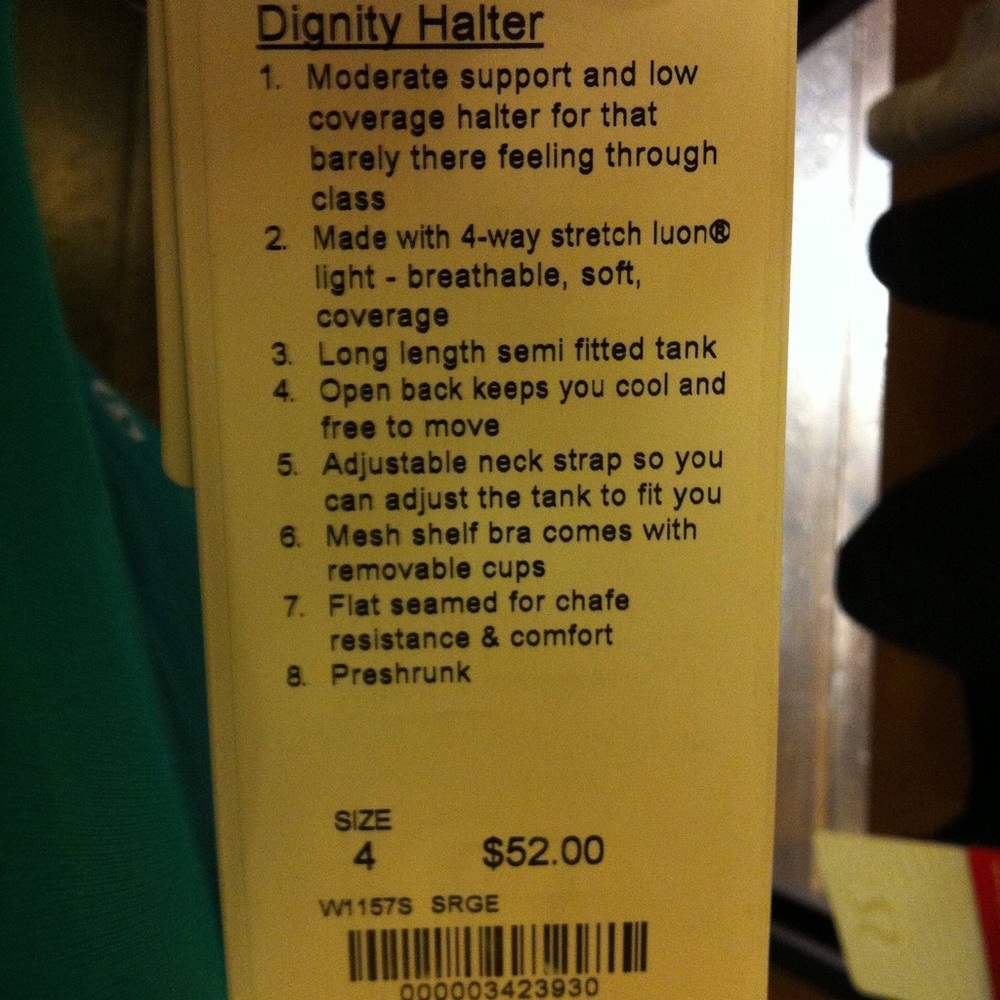 Lululemon Dignity Halter Tank RARE - Picture 5 of 6